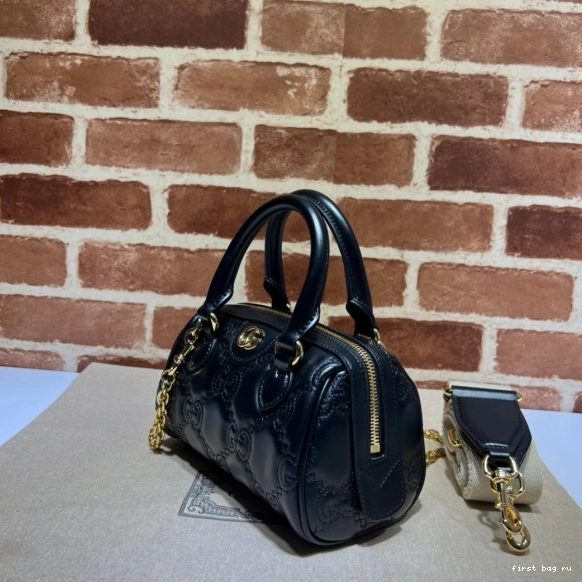 Firstbag ru top handle bag leather matelassé GUCCI GG 0719